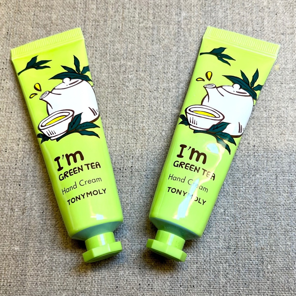 ❤️3 for $25❤️ TONYMOLY I'm Green Tea Hand Cream duo